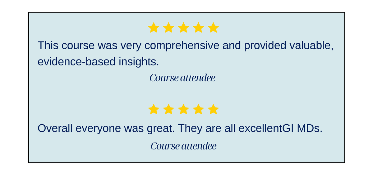 Testimonials GI Liver Course 2026